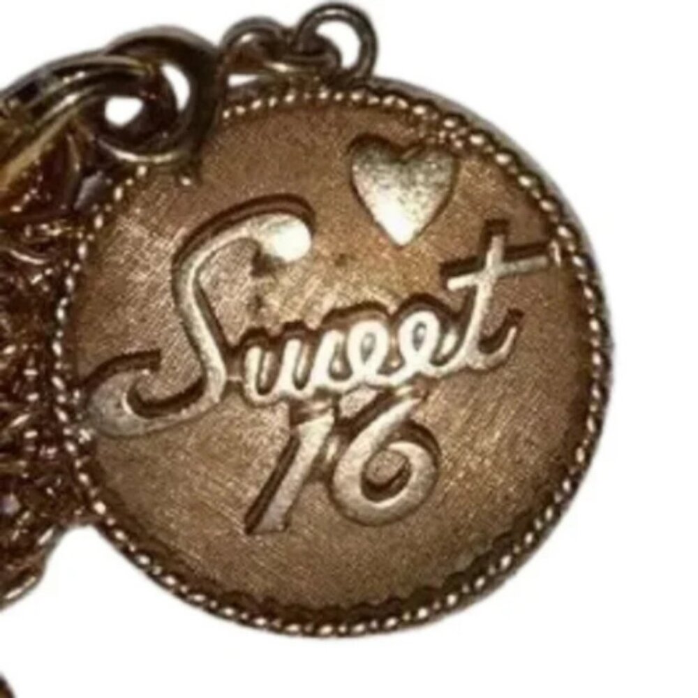 VINTAGE Sweet 16 Charm Necklace